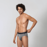 Luxury Modal Brief - Soft Grey